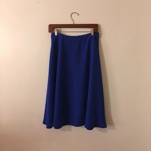 Jewel Tone Swing Skirt Midi
